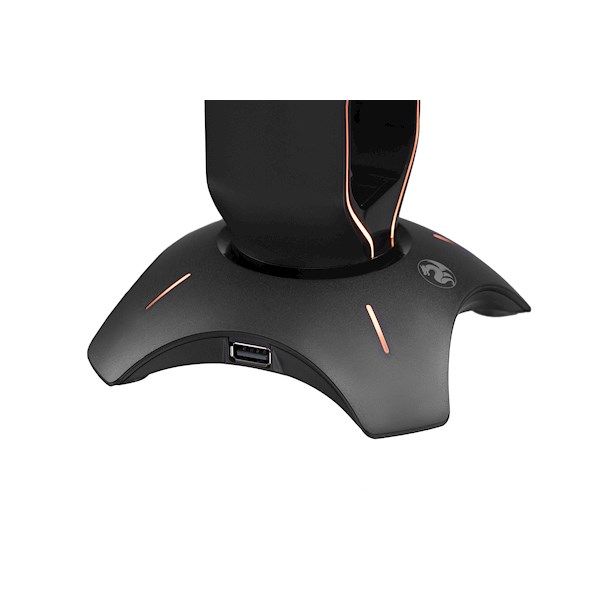 2E GAMING Headset Stand 3in1 RGB USB Black