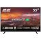 2Е TV LED 55" 4K 55A06L Smart Android, Black