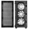 2E GAMING Computer case HEXAGON (G338) MidT,2xUSB2.0,1xUSB3.0, 1x120+3x120ARGB ,TG (side panel),without PSU,black