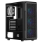 2E GAMING Computer case HEXAGON (G338) MidT,2xUSB2.0,1xUSB3.0, 1x120+3x120ARGB ,TG (side panel),without PSU,black