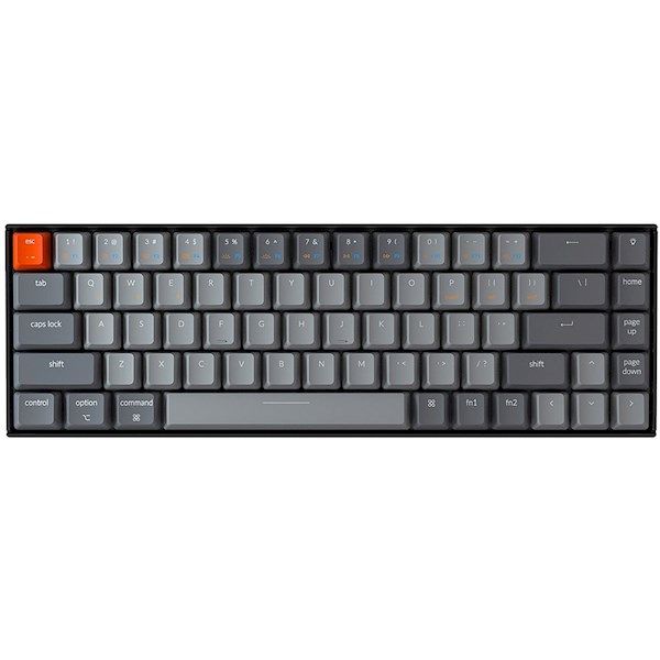 Keychron K6 68 Key  Gateron   White LED Red K6O1_Keychron