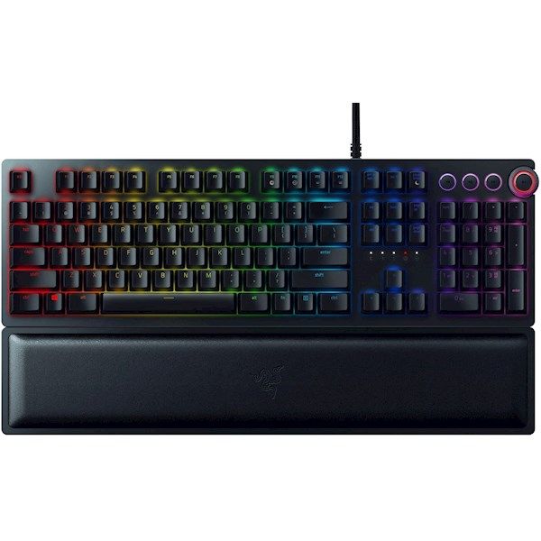 Huntsman Elite, RAZER, Keyboard, RGB 108key Linear Optical Switch USB Black RZ03-01871000-R3M1.