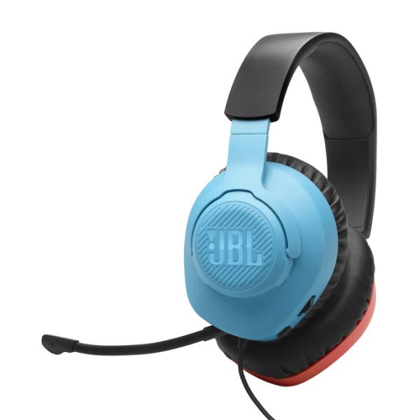 JBL Quantum 100N Gaming Headphones Blue/Red