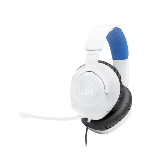 JBL Quantum 100P Gaming Headphones White/Blue Gaming