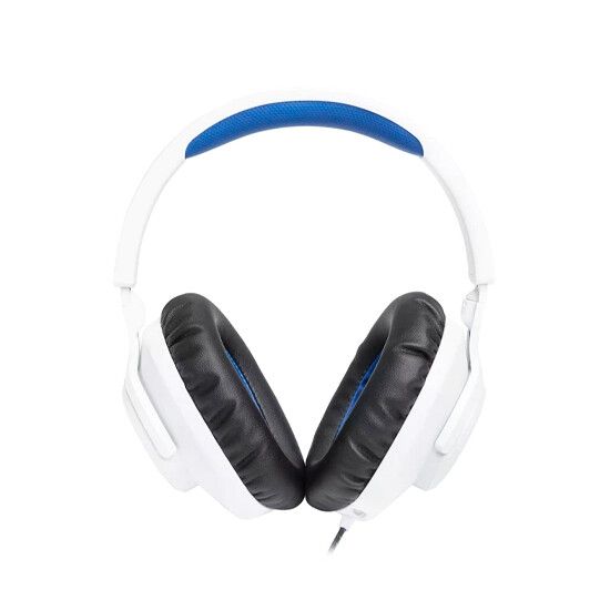 JBL Quantum 100P Gaming Headphones White/Blue Gaming