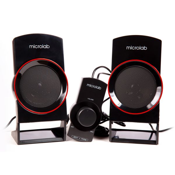 Speaker 2.1: Microlab M-111 2.1 Speakers 12W Black