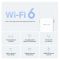 MERCUSYS, ME60X, AX1500 Wi-Fi 6 Range Extender