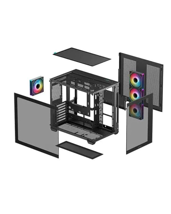 Deepcool CG530 4F, Case Black