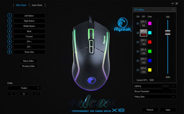 Razeak Wired Gaming Mouse