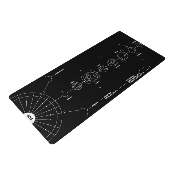 Dark Project Terra Nova Black Mousepad XL