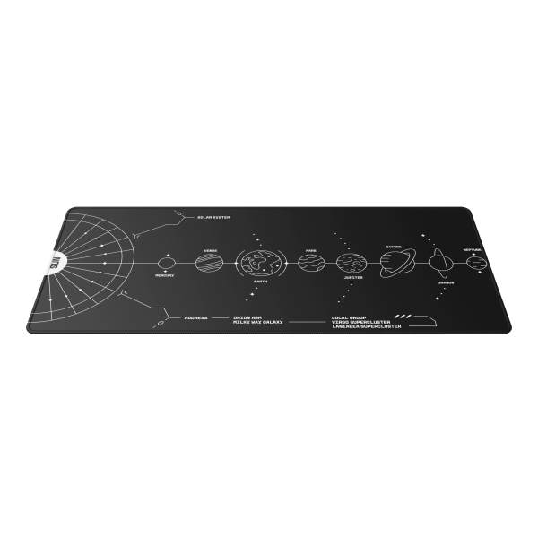 Dark Project Terra Nova Black Mousepad XL