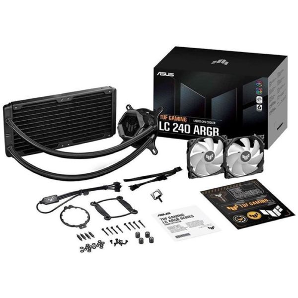 ASUS TUF GAMING LC 240 ARGB Intel: LGA 115x, LGA 1700, 1200;AMD: AM4, AM4, ARGB