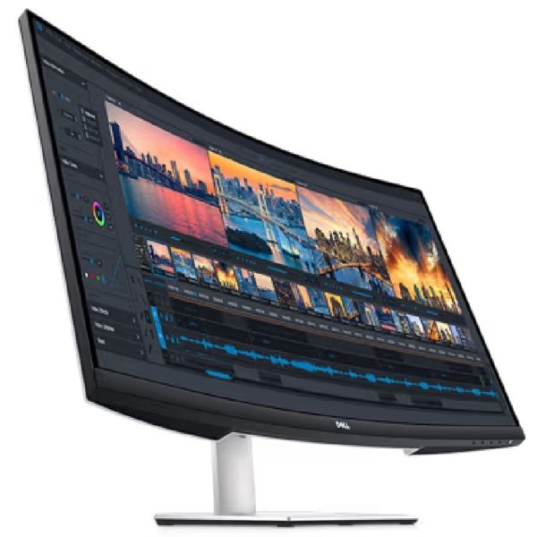 Monitor DELL 31.5" S3221QSA 2xHDMI, DP, USB, MM, VA, 3840x2160, sRGB 99%, CURVED, FreeSync, HAS, HDR