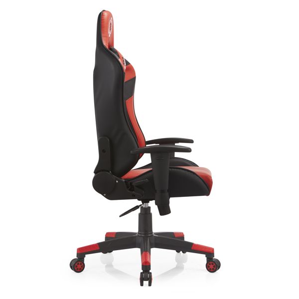 ALLX SK8817 Gaming Chair, Black/Red