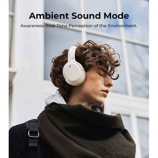 Headphones Edifier W820NB Plus, Headset, Wireless, Bluetooth, Ivory