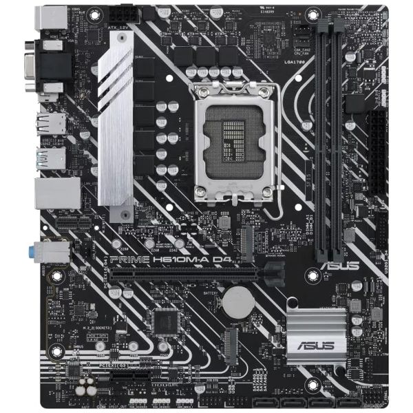 ASUS PRIME H610M-A D4-CSM s1700 H610 2xDDR4 M.2 HDMI-VGA-DP mATX
