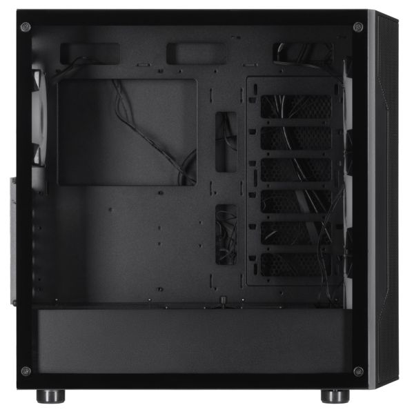 2E Gaming Computer case Splendor G4301, without PSU, 2xUSB 3.0, 1xUSB Type-C, 4x120mm ARGB, controller with remote, TG Side Panel, EATX, Black