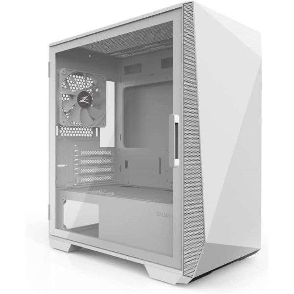 Zalman Z1 ICEBERG, MidT, 1xUSB2.0,2xUSB3.0, 3x120mm, TG (side panel), without PSU, white