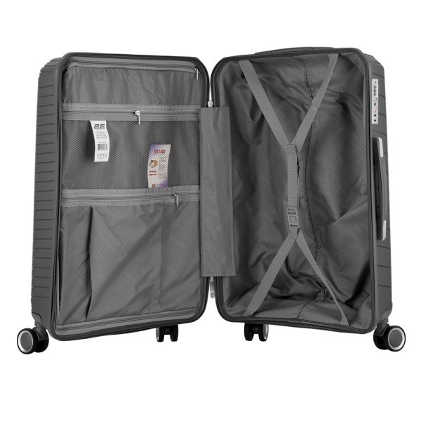 2E TROLLEY LUGGAGE LARGE, GRAPHITE 49 x 76 x 31CM, 98LITER