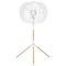 Sencor SFN 4080WH Tripod Stand Fan, Blade Diameter of 40cm, 3speed Level, Power 50W, Metal and Wood, 130x81x67