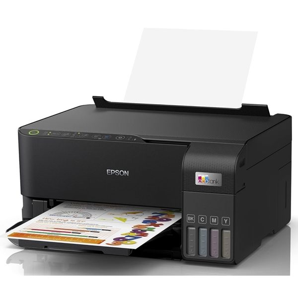 Printer Epson C11CK59404 EcoTank L3550, MFP, A4, WiFi, USB, Black