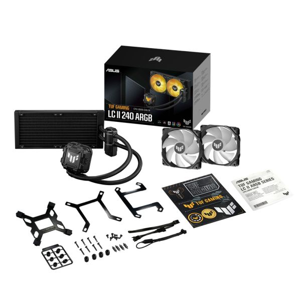 ASUS TUF GAMING LC II 240 ARGB Intel LGA 1700, 1200, 115x, 2011, 2011-3, 2066 AMD AM4, TR4 ARGB