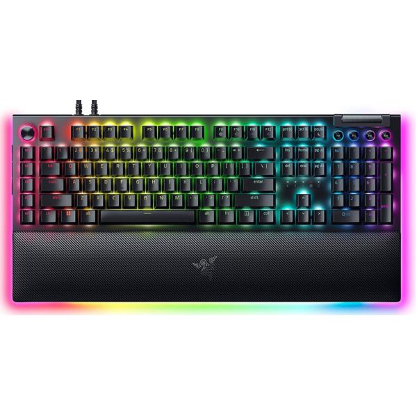Razer Keyboard BlackWidow V4 Pro RGB 104key Green Switch USB EN, black