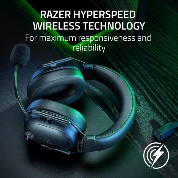 Razer Headset BlackShark V2 HyperSpeed, USB/WL, black