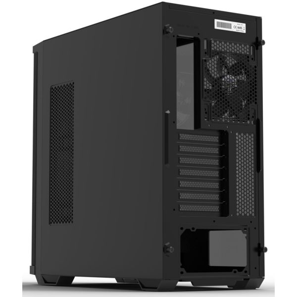 Zalman Computer case Z10, without PSU, 2xUSB3.0, 1xUSB Type-C, 3x140mm Black fans, 1x120mm Black fans, TG Side Panel, EATX, Black