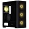 2E Gaming Computer case Vertex GI01B, without PSU, 2xUSB 3.0, 1xUSB Type-C, 3x140mm ARGB, 1x120mm ARGB, controller with remote, TG Side Panel, EATX, Black