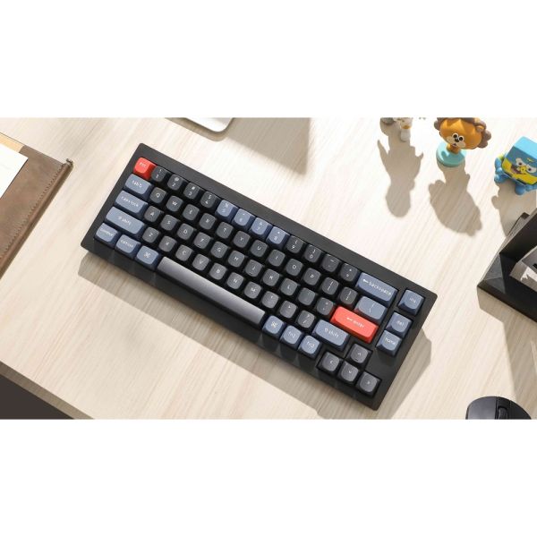 Keychron  V2 68Key, K Pro Red, Hot-Swap, QMK, Knob, USB-A, EN/UKR, RGB, Carb