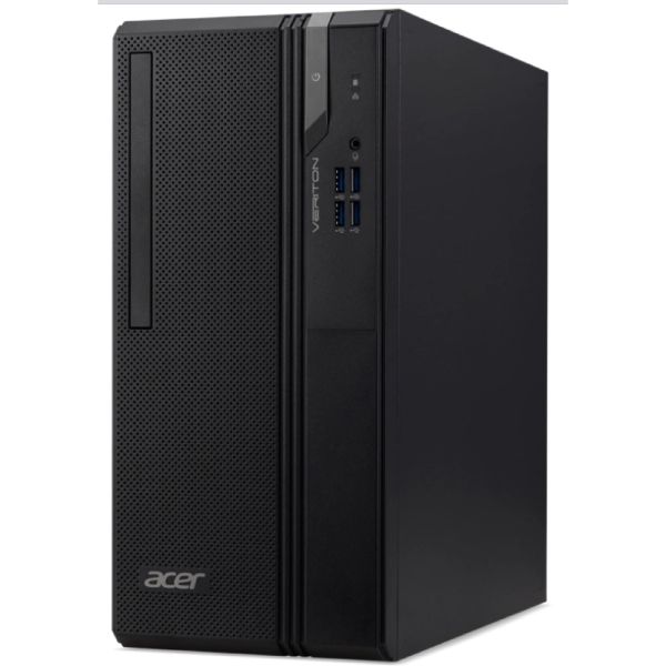 Acer PC Veriton S2690G TWR Intel Core i3-12100, 8GB, F256GB, UMA, kb+m, Lin, black