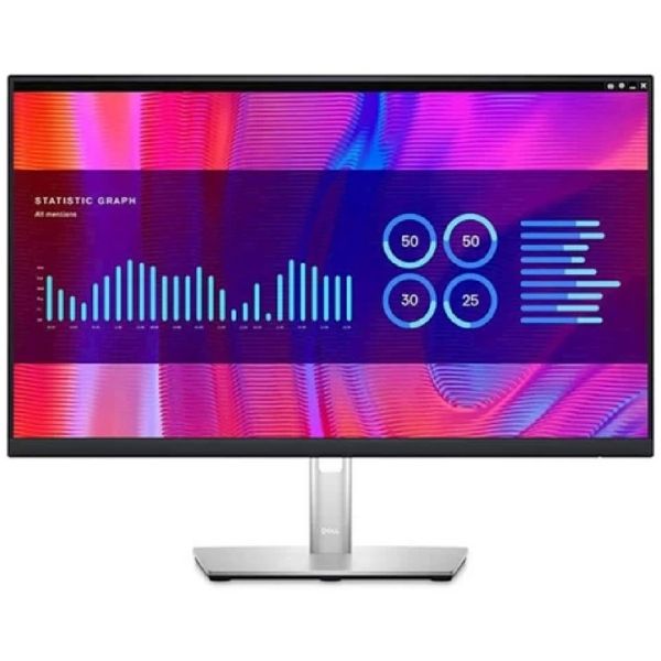 DELL Monitor 23.8" P2423DE USB-C HUB, HDMI, DP, USB-C, RJ-45, IPS, 2560x1440, sRGB 99%, Pivot, 60Hz