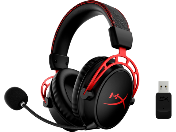 Headphone/ HP/ HyperX Cloud Alpha - Wireless Gaming Headset (Black-Red)