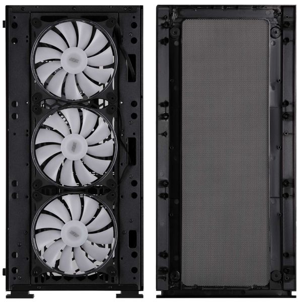2E Gaming Computer case Virtus Neo G3301N, without PSU, 2xUSB 3.0, 1xUSB 2.0, 3x140mm ARGB, 1x120mm ARGB, controller with remote, TG Side Panel, ATX, Black