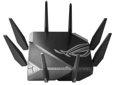 Network Active/ Router/ Asus/ ROG Rapture GT-AXE11000 Tri-band WiFi 6E (802.11ax) gaming router, new 6GHz band, 2.5G WAN/LAN port, PS5 compatible, WAN aggregation, VPN Fusion, Trip