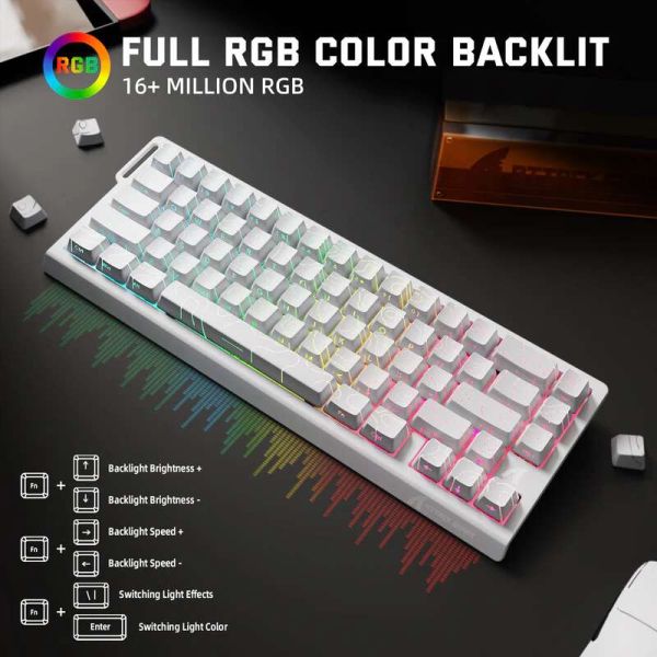 Attack shark X68 PRO White contour line