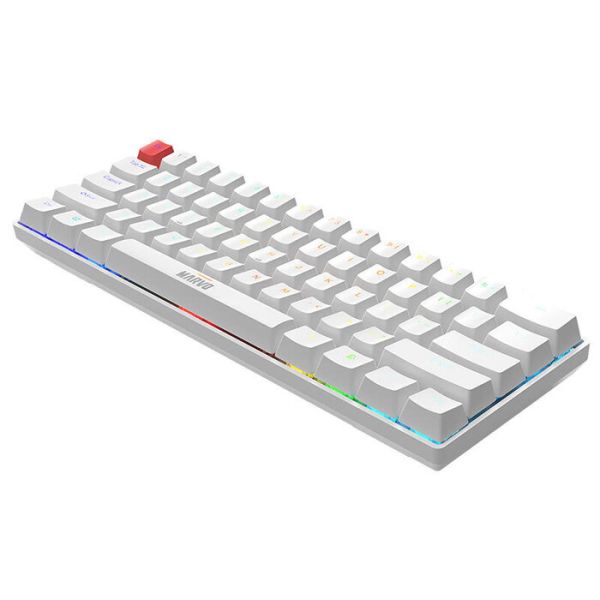MARVO Saber wired mechanical gaming keyboard RGB lighting White