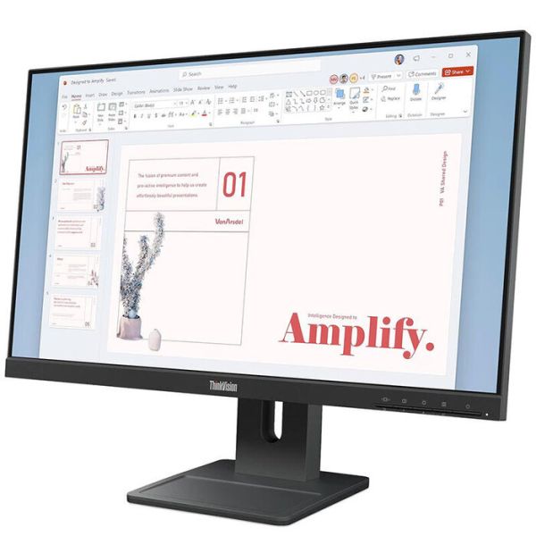 Monitor/ Lenovo/ Lenovo ThinkVision E24-40 23.8 IPS 1920x1080 250 cd/m² 4ms 100Hz