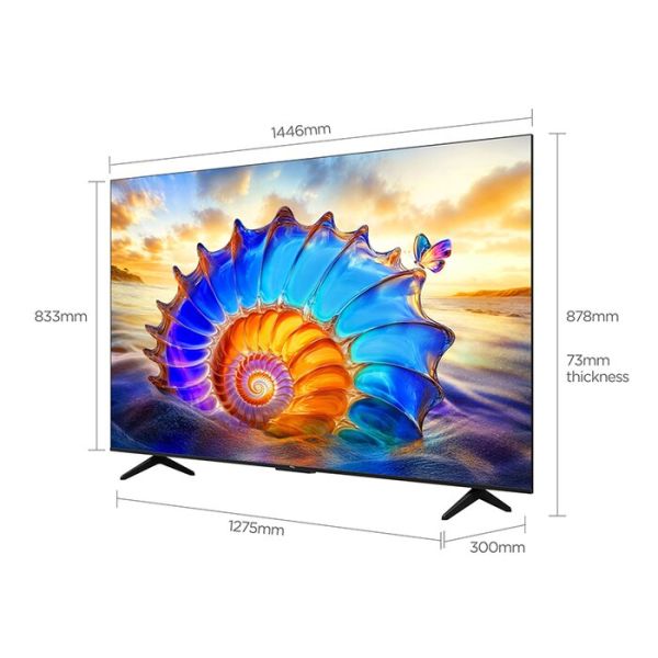 TV 65"(165cm)/ 65V6D Google TV 4K HDR10 WiFi5 BT5.2 Dolby Audio 10W 200X200