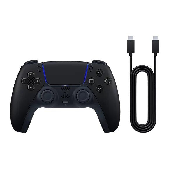 Playstation DualSense Wireless Controller Midnight Black & USB Cable for PC /KIA