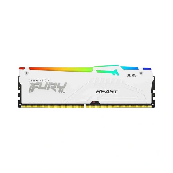Kingston KF568C34BWEA-16 16GB (1x16GB) DDR5 6800MT/s CL34 FURY Beast White RGB EXPO