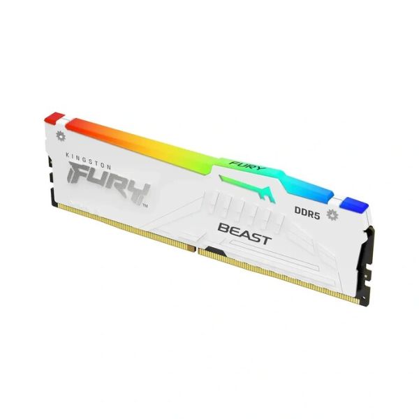 Kingston KF568C34BWEA-16 16GB (1x16GB) DDR5 6800MT/s CL34 FURY Beast White RGB EXPO