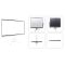Projector screen ALLSCREEN TRIPOD PROJECTION SCREEN 160X160CM HD FABRIC 89 inch CTP-6363
