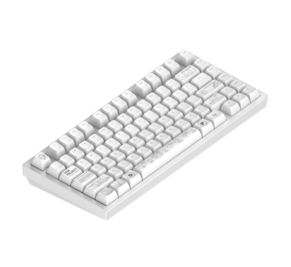 Keyboard/ Dark Project ALU Terra Nova White - Wireless Gaming Keyboard (ANSI)
