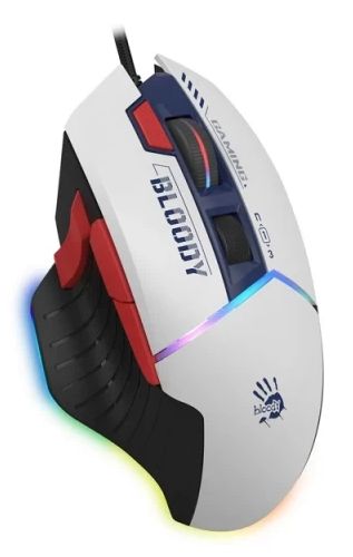 Mouse: A4tech Bloody W95 Max Sports RGB Gaming Mouse Sports Navy