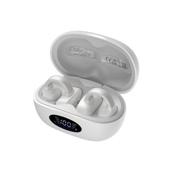 Headphones: Biosong B5 Open-Design Bluetooth Earclip White