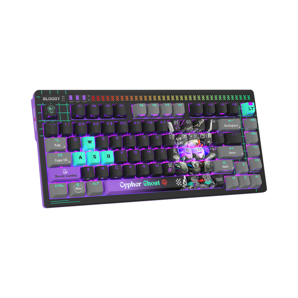 Keyboard: A4tech Bloody AT75 Alpha Optical Switch Keyboard Cypher Ghost