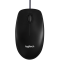 LOGITECH B100 Corded Mouse - BLACK - USB - B2B