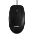 LOGITECH B100 Corded Mouse - BLACK - USB - B2B